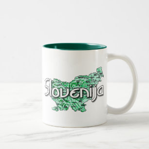 Slovenien Två-Tonad Mugg