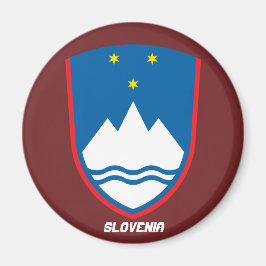 Slovenien vapensköldmagnet magnet