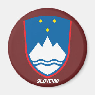 Slovenien vapensköldmagnet magnet