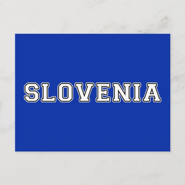 Slovenien Vykort (Framsida)