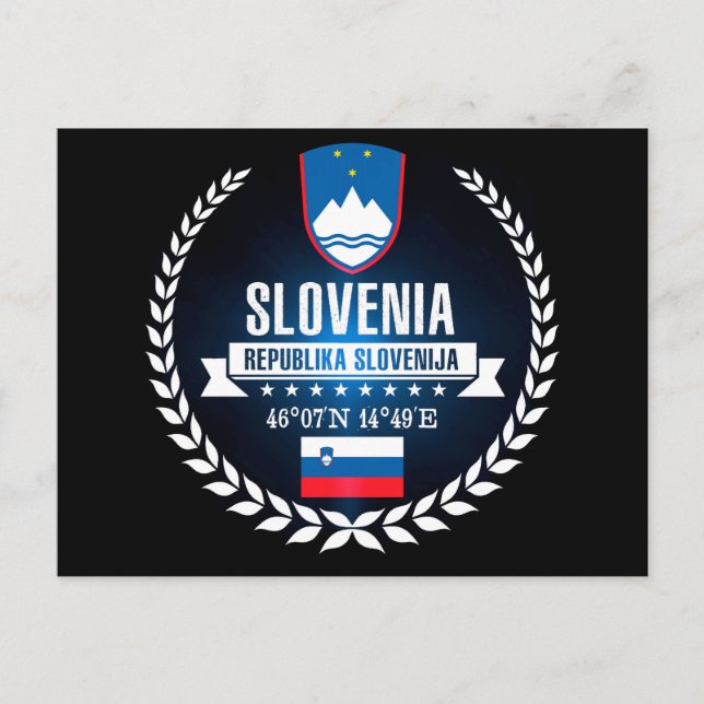 Slovenien Vykort (Framsida)