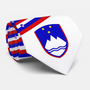 Sloveniens Flagga & Jacka av Arm, Sloveniens Flagg Slips