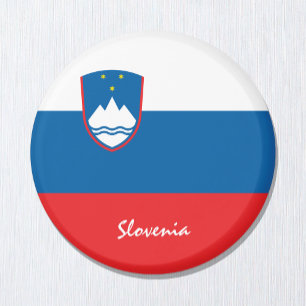 Sloveniens flagga och Sloveniens resor, helgdag/id Magnet