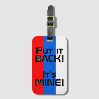 Sloveniens nationella Flagga Funny Patriotic Bagagebricka