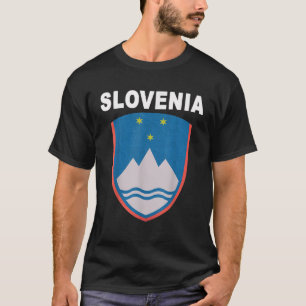 Sloveniens nationella Vapensköld Slovenska Jacka a T Shirt