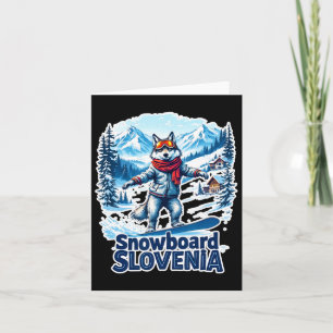 Sloveniens Varg med bergsområden Kort