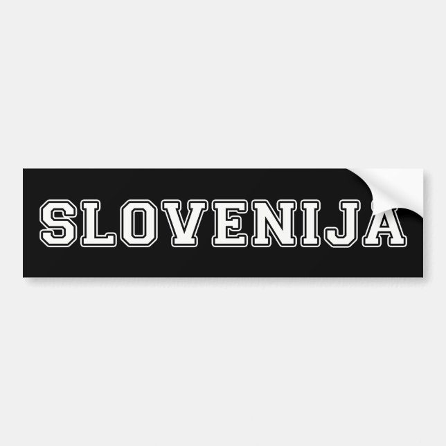 Slovenija Bildekal (Framsidan)