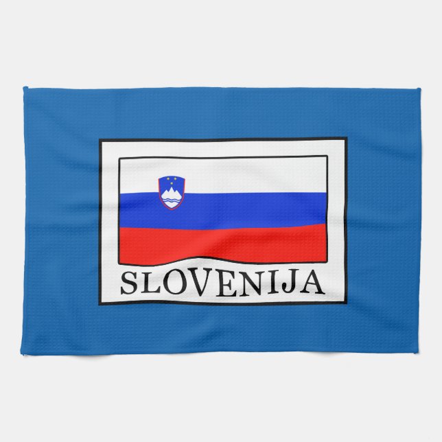 Slovenija Kökshandduk (Horisontell)