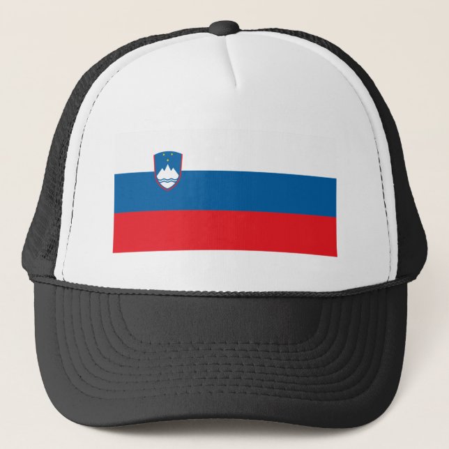 Slovenija - Slovenien Flagga Keps (Framsida)