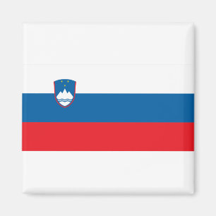 Slovenija - Slovenien Flagga Magnet