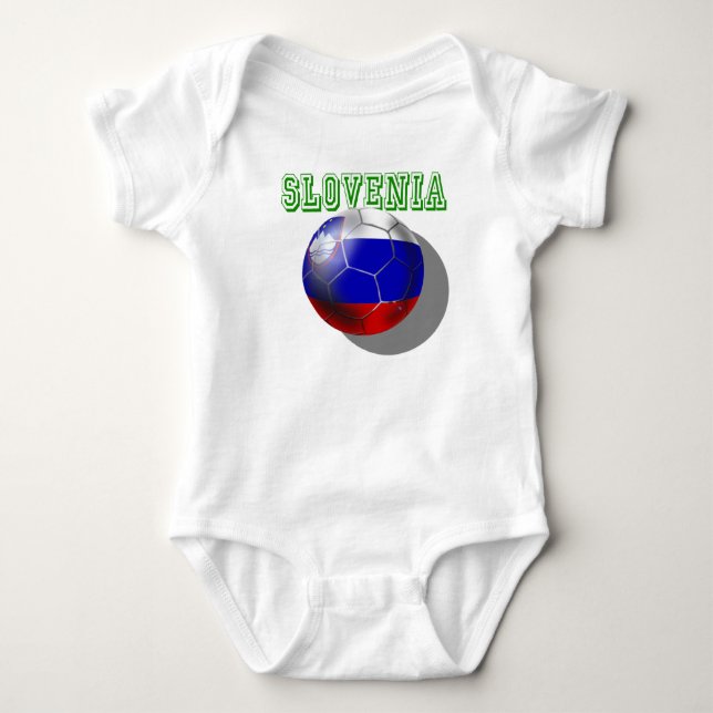 Slovenija Slovenien futbal Nogomet fotbollboll T-shirt (Framsida)