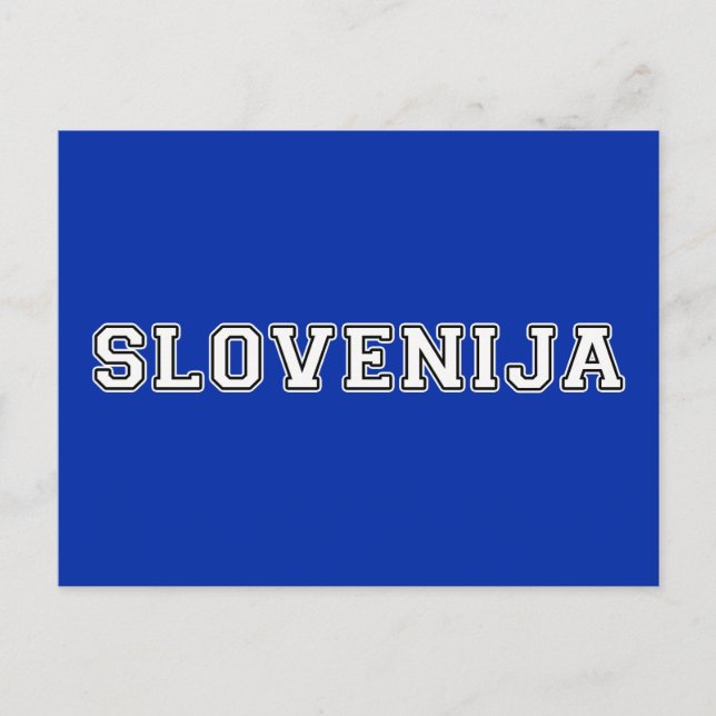 Slovenija Vykort (Framsida)