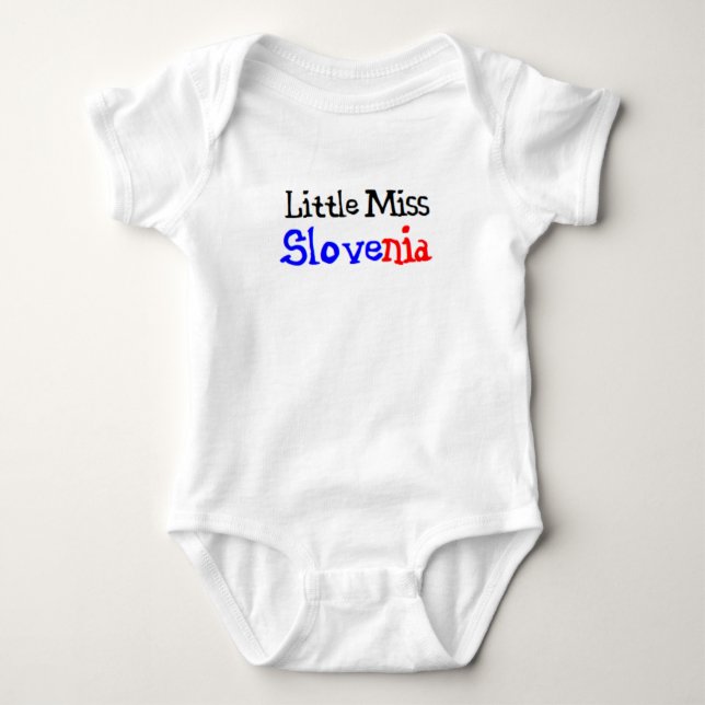 slovensk liten miss t shirt (Framsida)