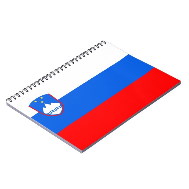 Slovenska Flagga Anteckningsbok (Vänstra Sidan)