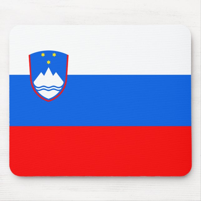 Slovenska Flagga Musmatta (Framsidan)