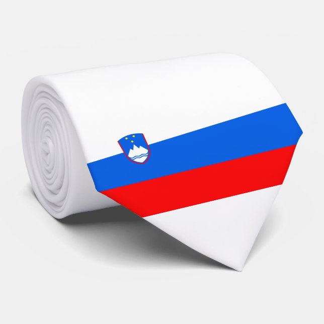 Slovenska Flagga Slips (Rullad)