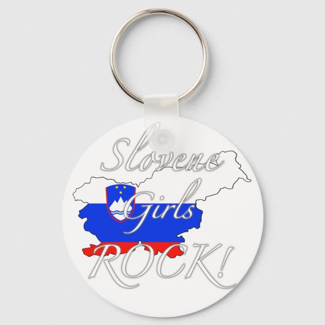 Slovenska flickor Sten! Nyckelring (Framsida)