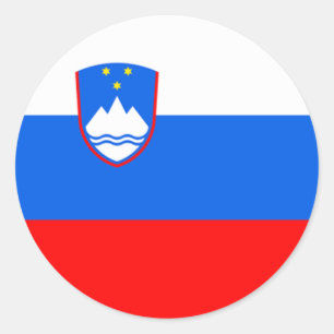Slovenska klistermärkear runt klistermärke