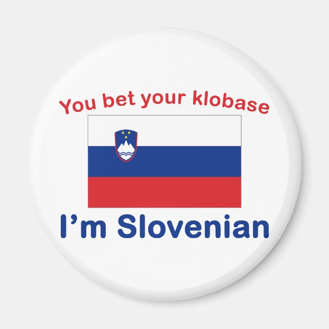 Slovenska Klobase Magnet (Framsidan)