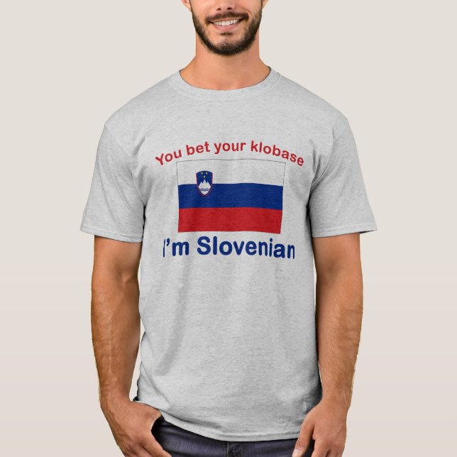 Slovenska Klobase T-shirt (Framsida)