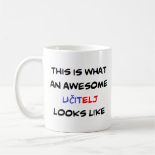 Slovenska lärare ucitelj, fantastisk kaffe mugg