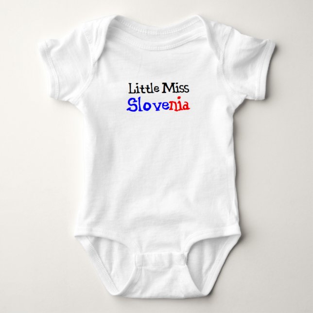 slovenska lilla miss t shirt (Framsida)