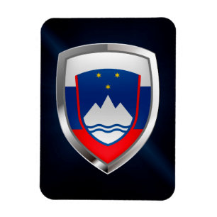 Slovenska metallemblem magnet