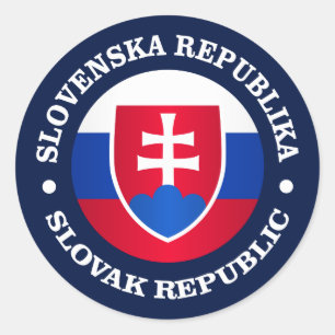 Slovenska Republika Runt Klistermärke