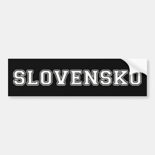 Slovensko Bildekal