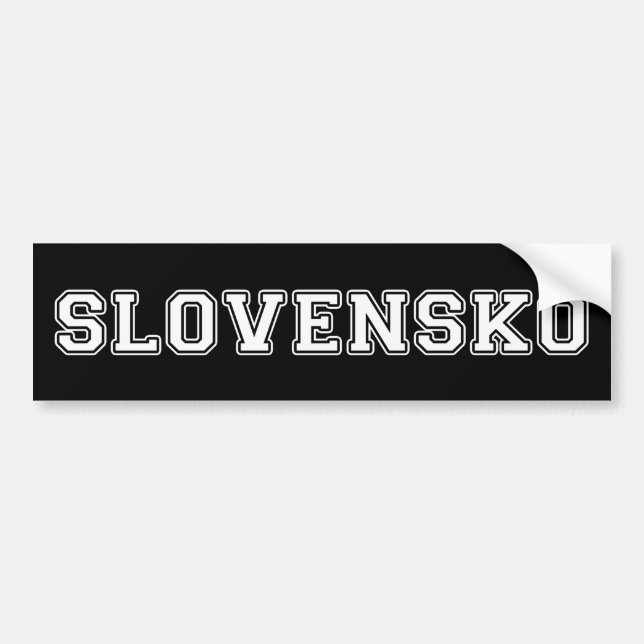 Slovensko Bildekal (Framsidan)