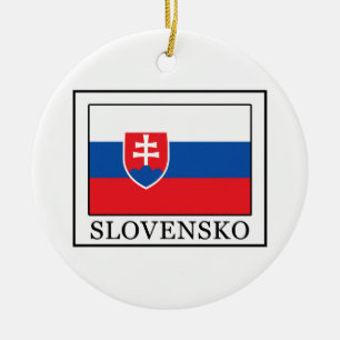 Slovensko Julgransprydnad Keramik