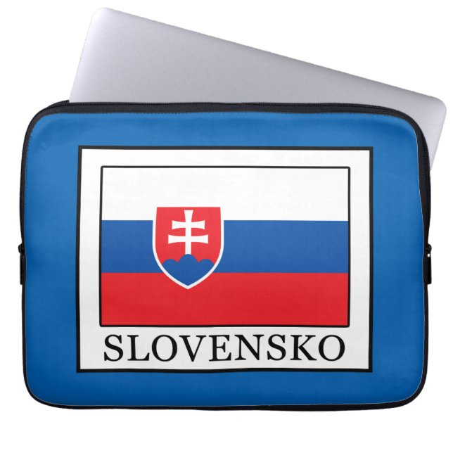 Slovensko Laptop Sleeve (Framsidan)