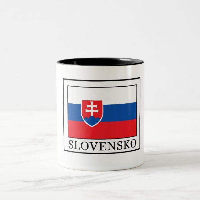 Slovensko Två-Tonad Mugg (Center)