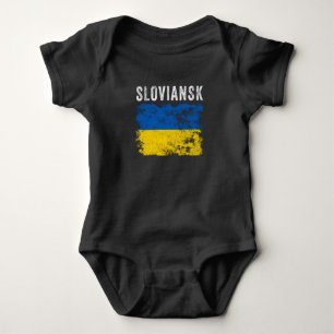 Sloviansk Ukraina, ukrainsk patriotisk T Shirt
