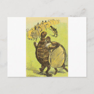 Slow Dance Turtles Vykort