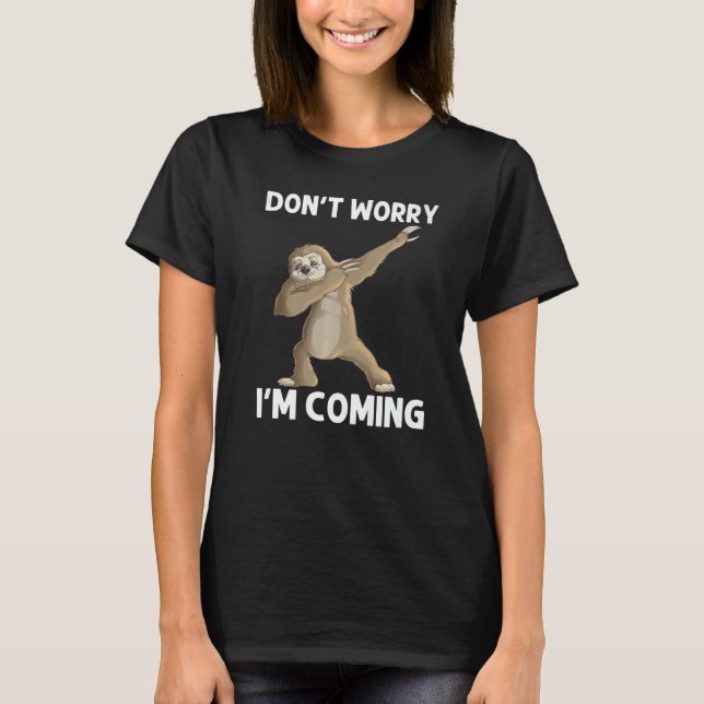 Slow För manar Women Slow Lazy Sloths Rainforest a T Shirt (Framsida)