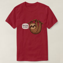 Slow Living Inget Stress Lenhov T-Shirt