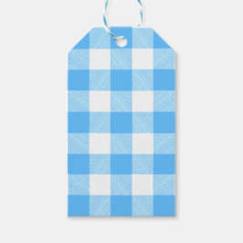 Slow-Living Sommar Rutmönster Presentetikett
