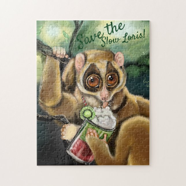 Slow Loris Smoothie Pussel (Vertikal)
