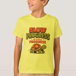 Slow Progress Is Still Progress Turtle Motivation T Shirt