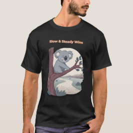 **"Slow & Steady Wins – Motivational Cute Koala "* T Shirt