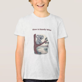 **"Slow & Steady Wins – Motivational Cute Koala "* T Shirt