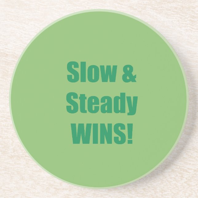 Slow & Steady WINS! Underlägg (Framsidan)