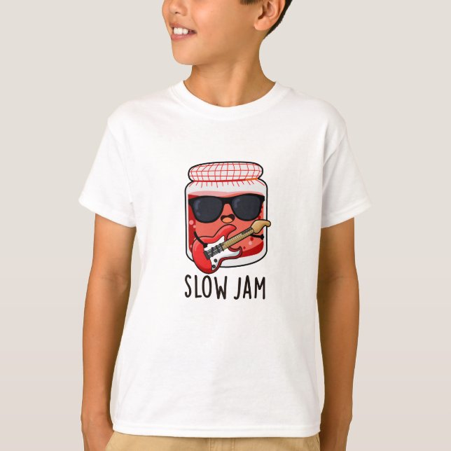 Slow Sylt Funny Food Pun T Shirt (Framsida)