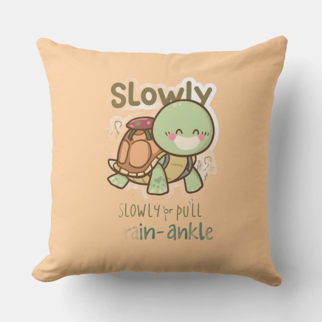 Slow turtle kudde (Framsida)