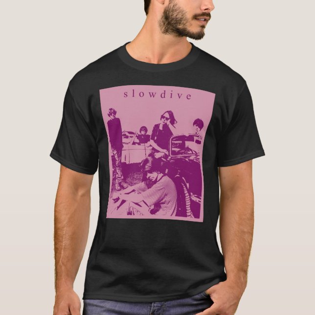 Slowdive Fanart Poster T Shirt (Framsida)