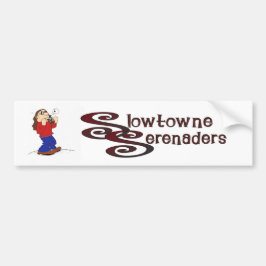 Slowtowne Serenader Bumper Sticker Bildekal