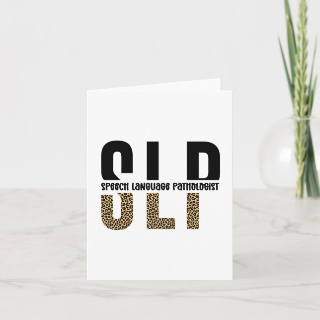 SLP cheetah skriver ut patologpresenten för Tal Kort (Framsida)