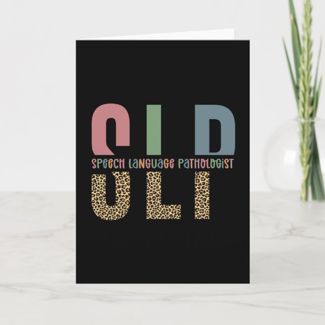 SLP cheetah skriver ut patologpresenten för Tal Kort (Framsida)