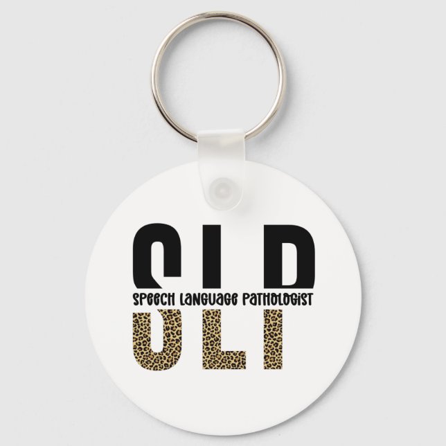 SLP cheetah skriver ut patologpresenten för Tal Nyckelring (Framsida)